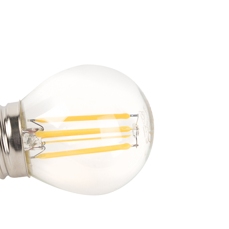 Set di 5 lampadine LED a filamento dimmerabili E27 3W 250lm 2700K