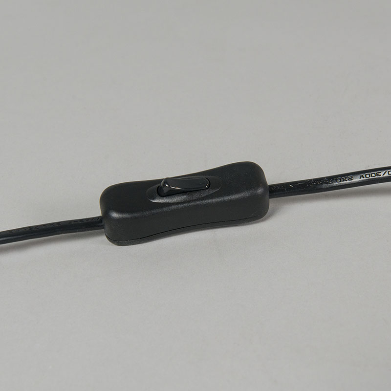 Lampada da tavolo in ottone con paralume nero 20 cm - Kaso
