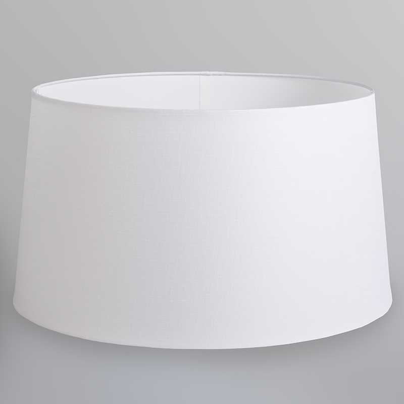 Lámpara colgante moderna negra con pantalla de 45 cm blanca - Combi 1