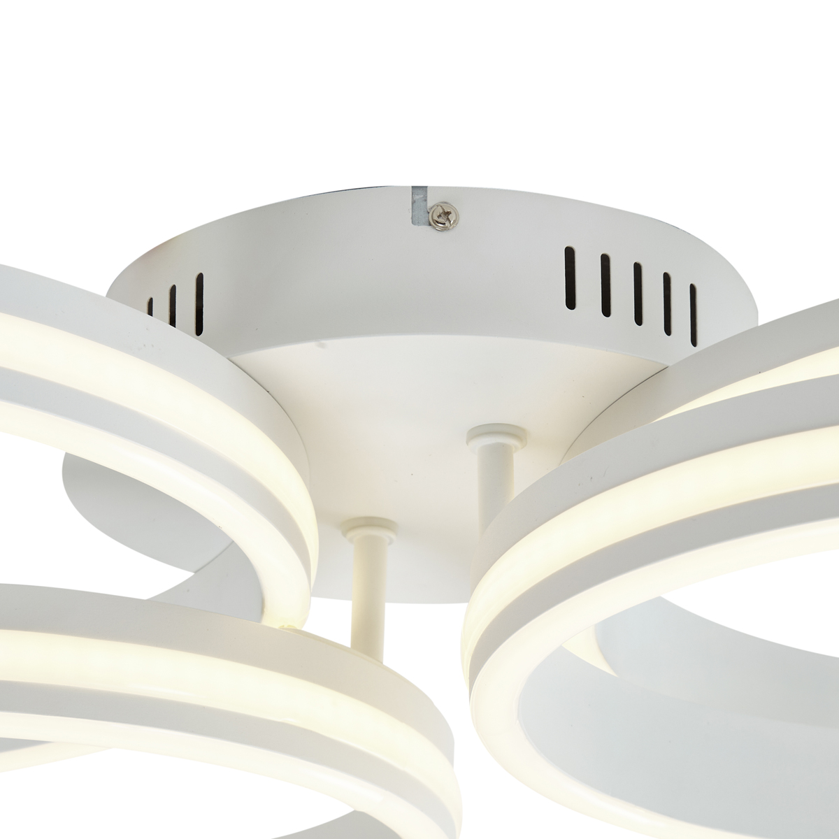 Plafón blanco con LED de 4 luces regulable en 3 pasos - Navara