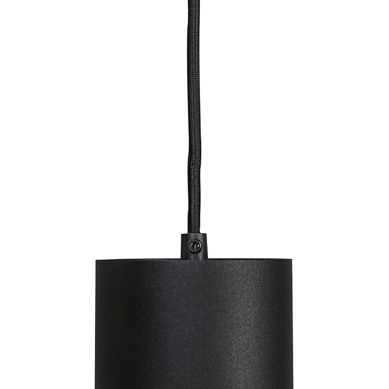 Lámpara colgante de diseño negra - Tubo