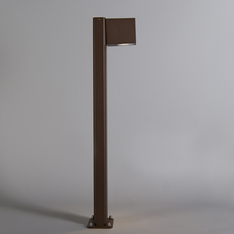 Lampada da esterno intelligente in piedi marrone ruggine 65 cm IP44 con Wifi GU10 - Baleno
