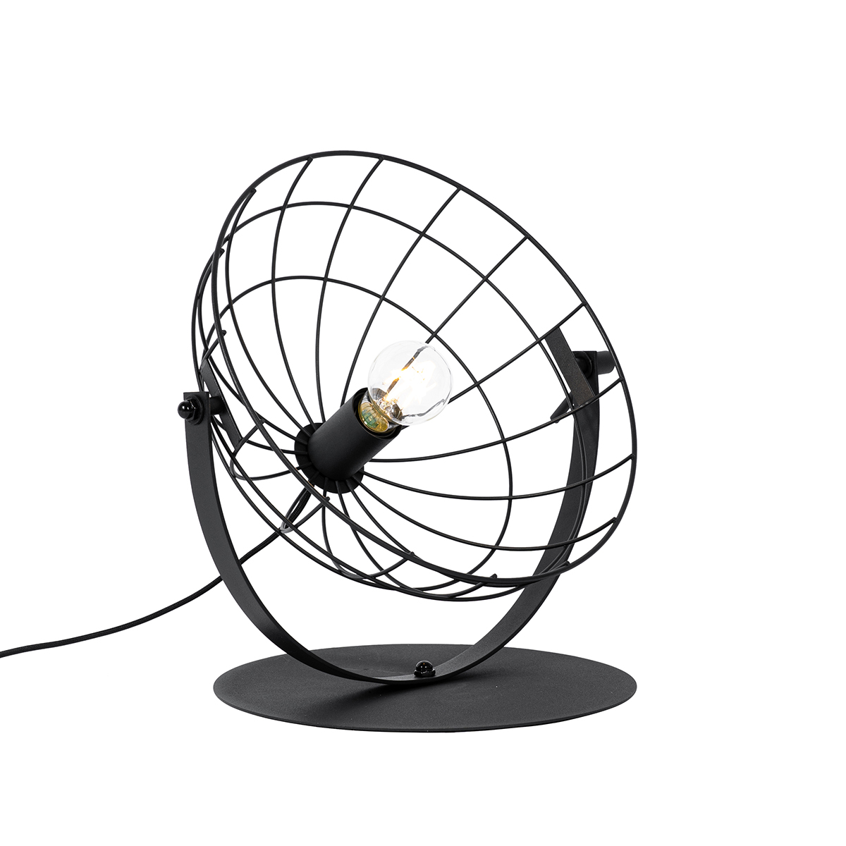 Industrial Table Lamp Black Adjustable - Hanze