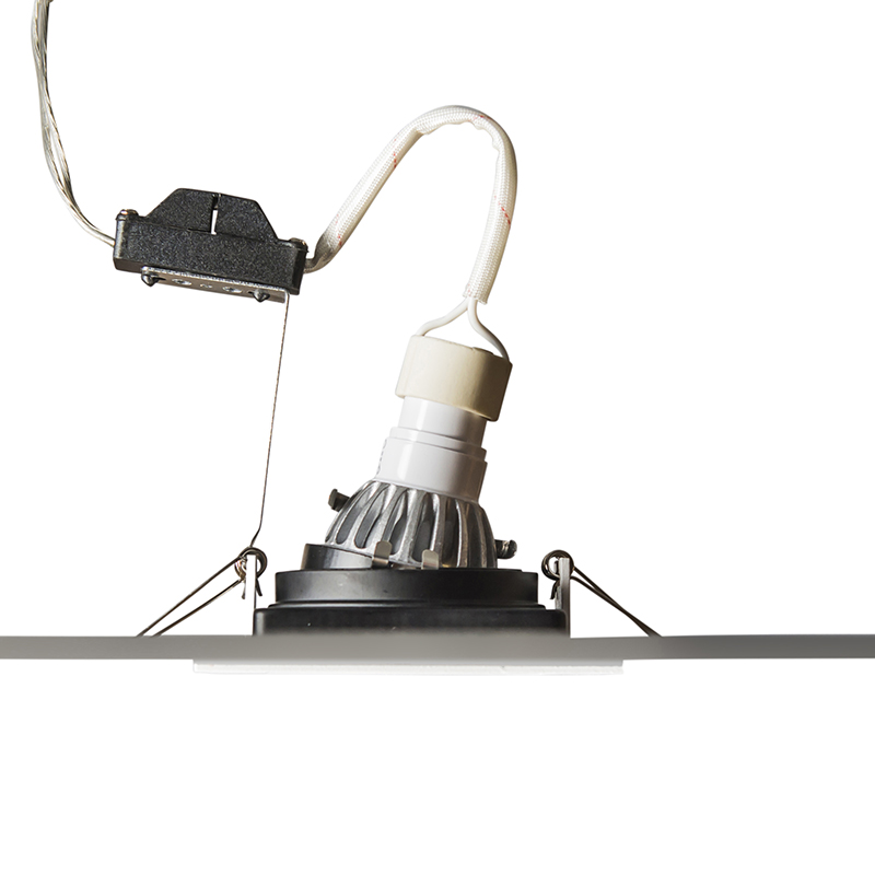 Foco empotrable inteligente blanco con WiFi GU10 ajustable - Carree