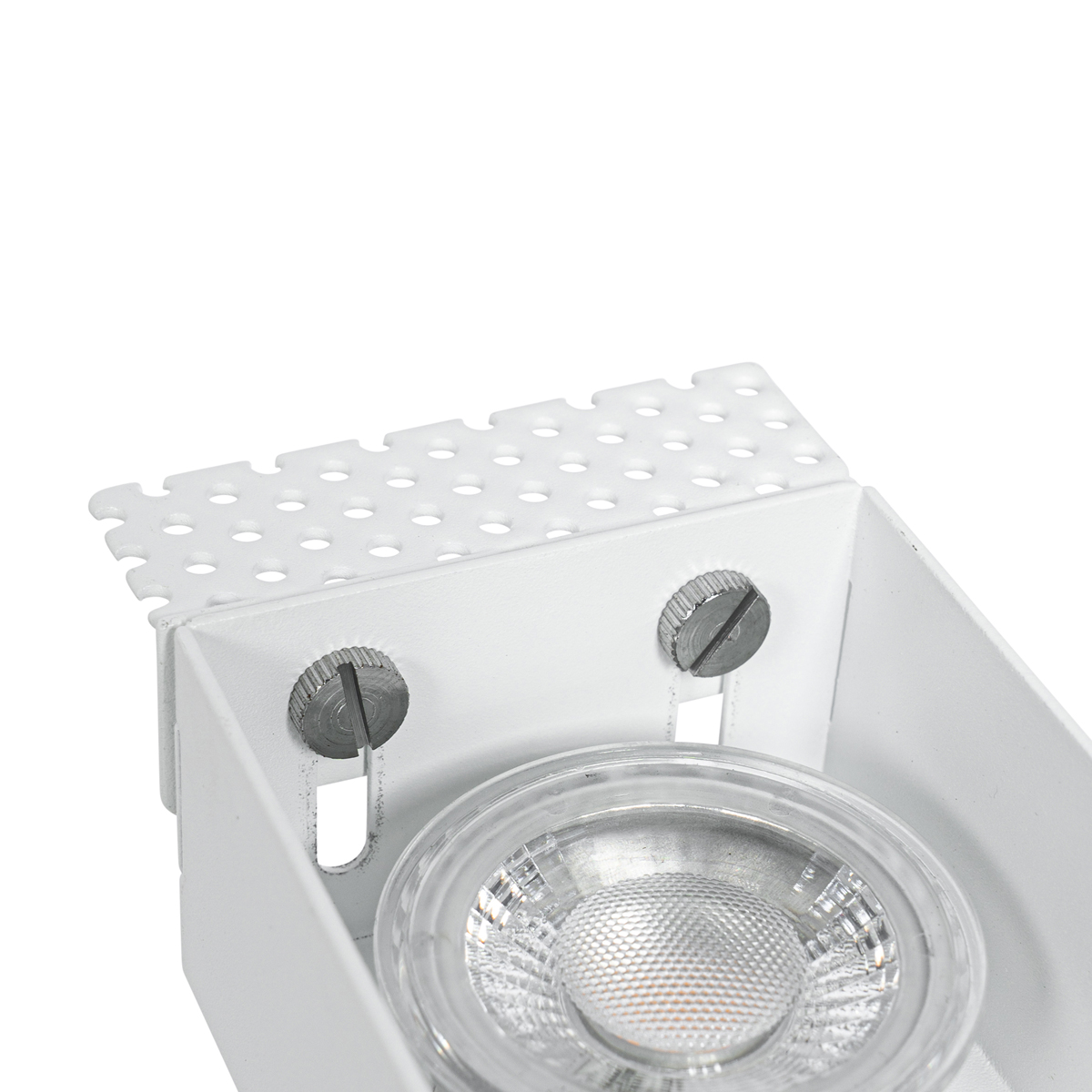 Foco empotrado moderno blanco GU10 sin marco 2 luces - Oneon