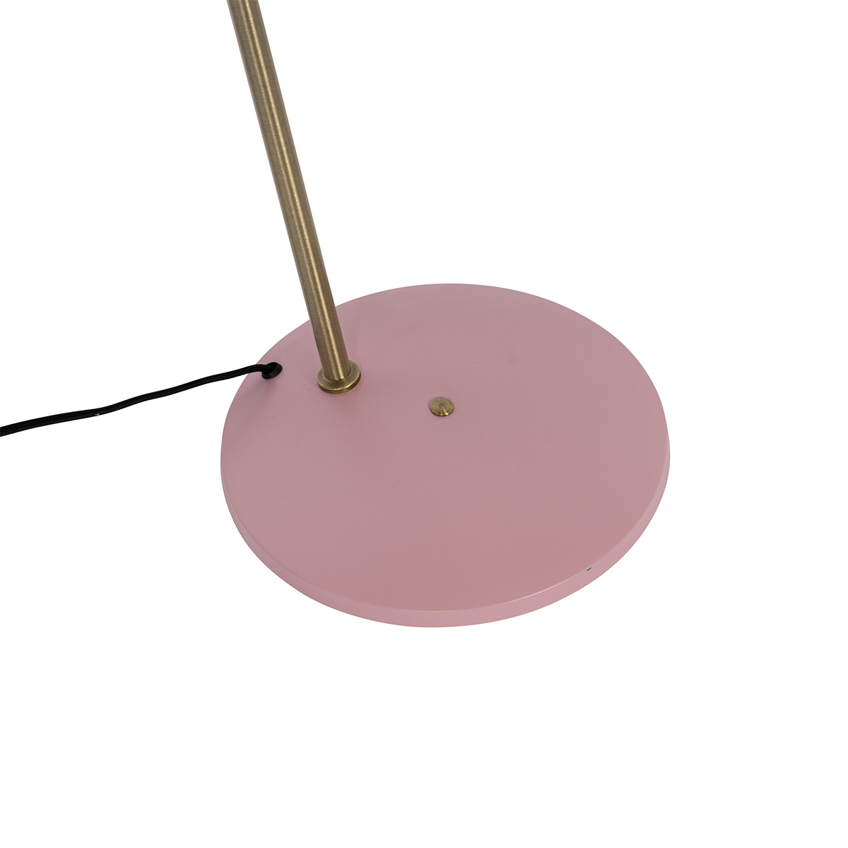 Lampada da terra retrò rosa con bronzo - Milou