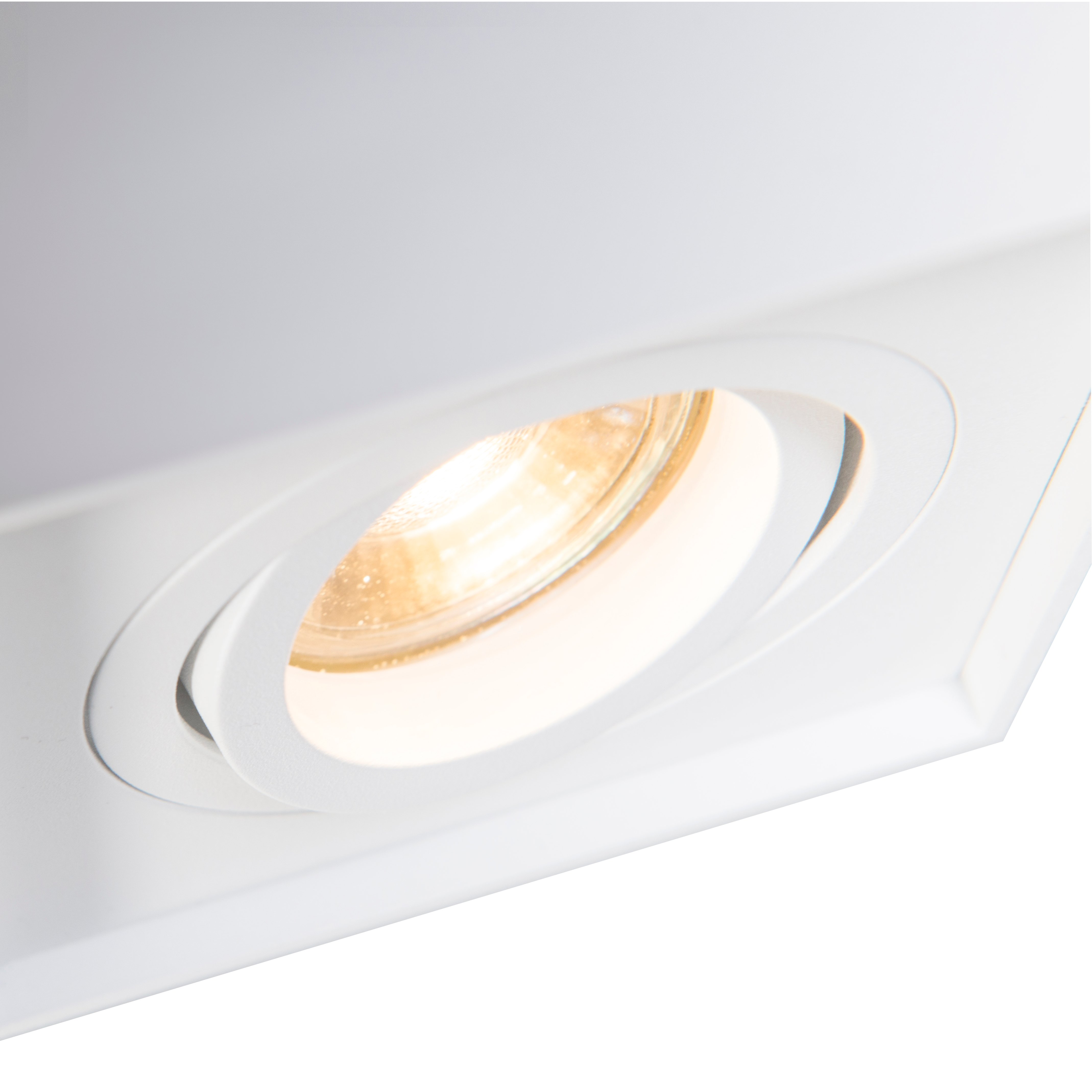 Spot encastré blanc orientable - Quadro 1 Up