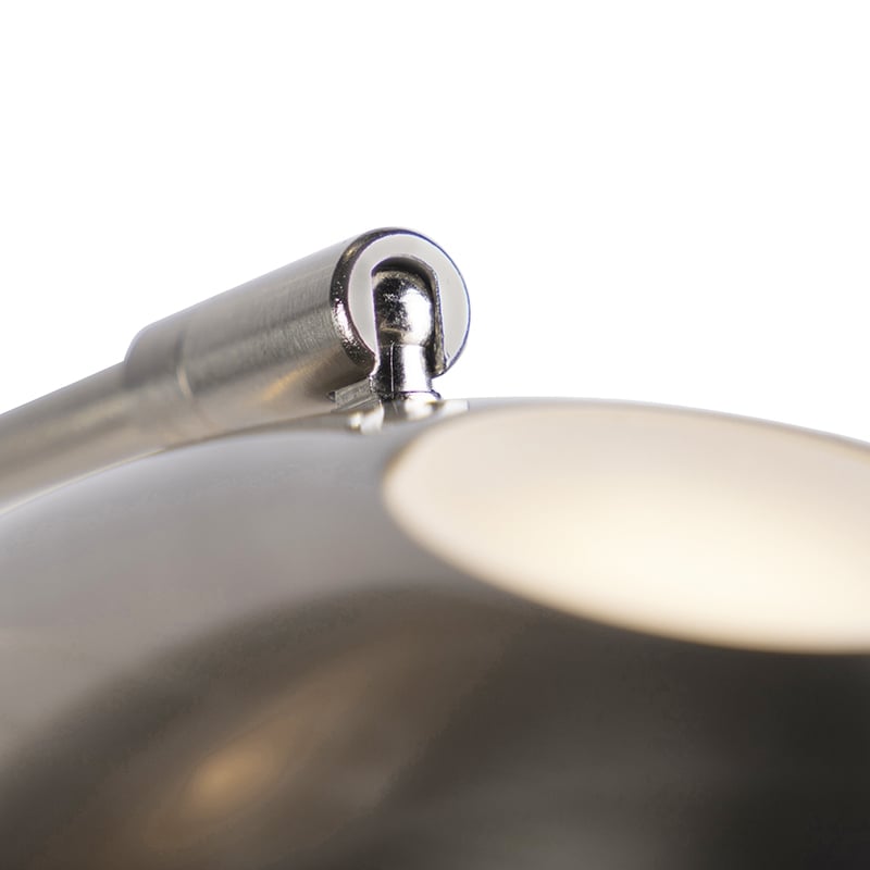 Lampadaire moderne en acier avec LED avec bras de lecture - Ibiza