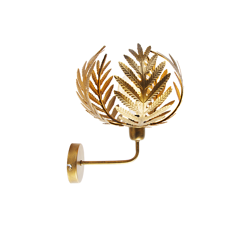 Vintage Wandleuchte Gold - Botanica