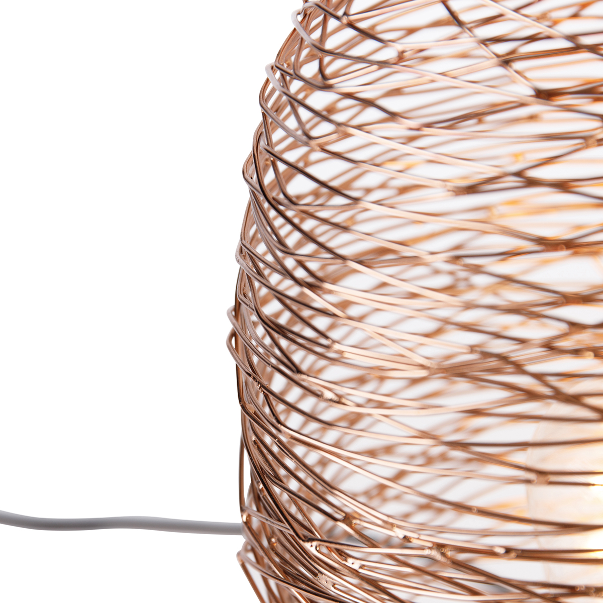 Designer-Tischlampe Kupfer 30 cm - Sarella