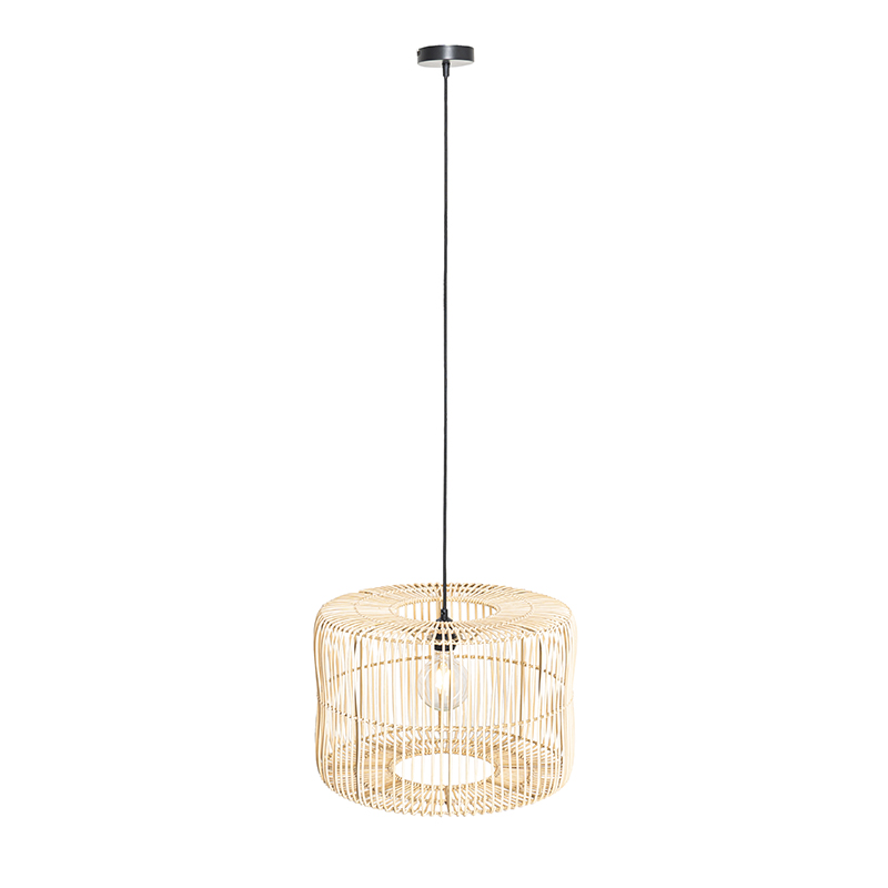 Lámpara colgante oriental de ratán 45 cm - Maud