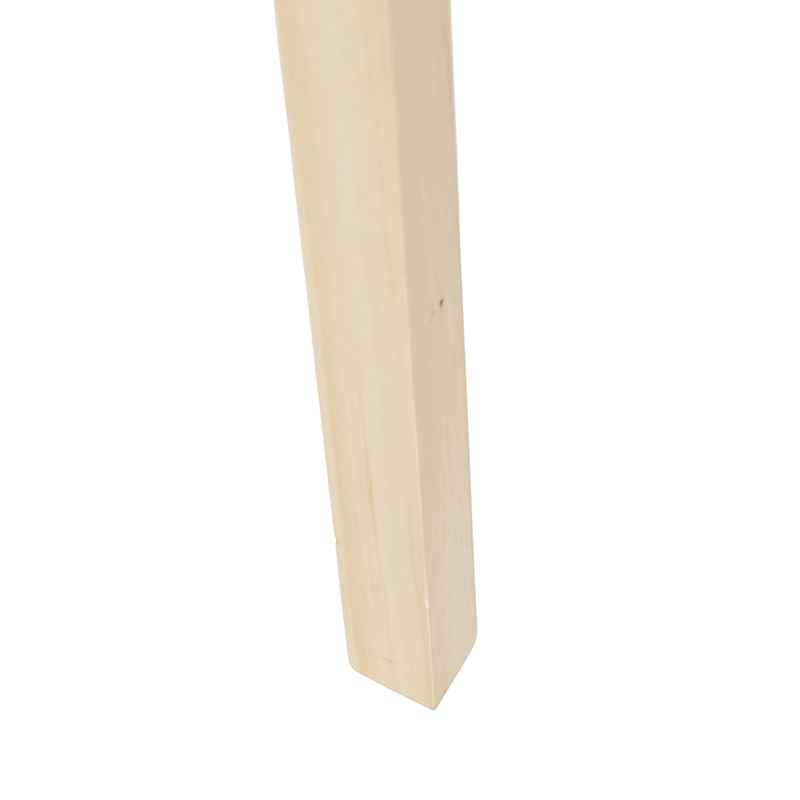 Moderne Stehleuchte Holz mit schwarzem Schirm 45 cm - Puros