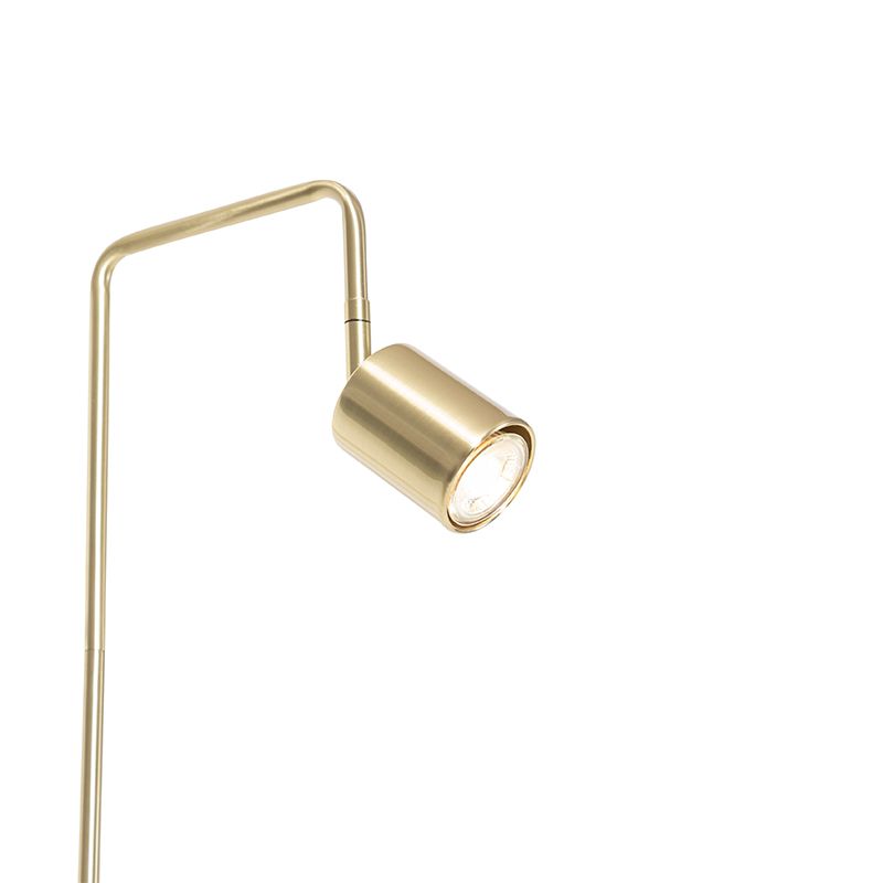 Modern Floor Lamp Brass Adjustable - Java