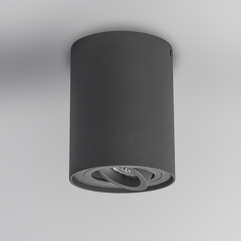 Set of 6 Ceiling Spotlights Rondoo Up Dark Grey