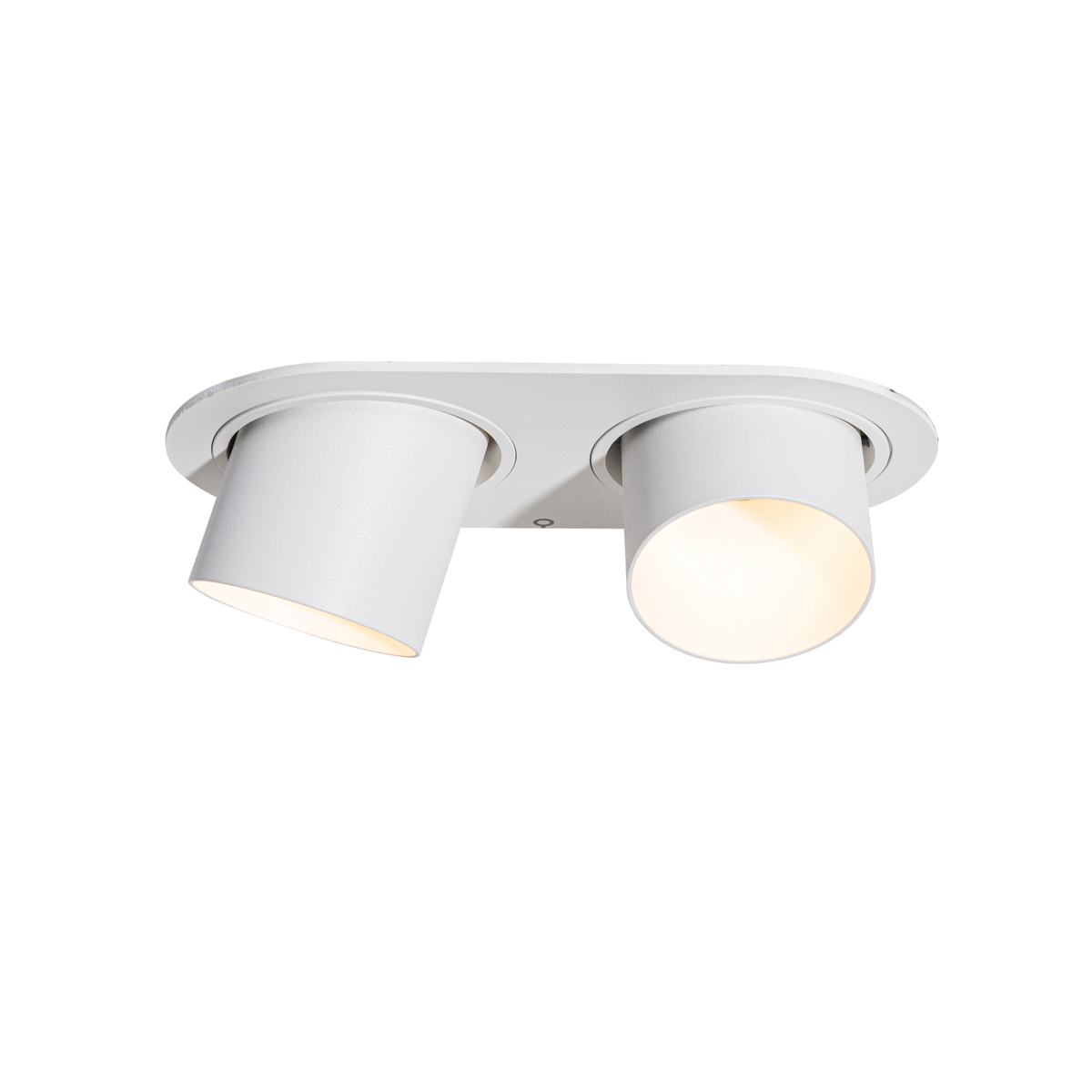 Foco empotrado redondo blanco GU10 50 mm 2 luces - Installa