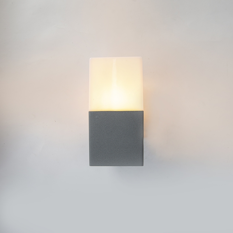 Lampada da parete per esterni moderna grigia IP44 - Denmark