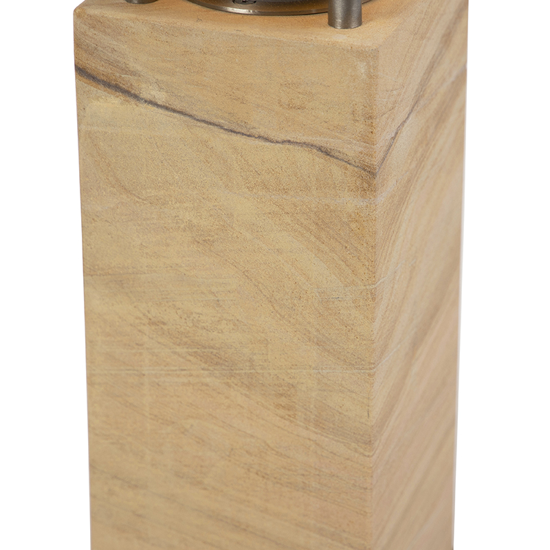 Lámpara de pie moderna para exterior de piedra arenisca 40 cm - Grumpy