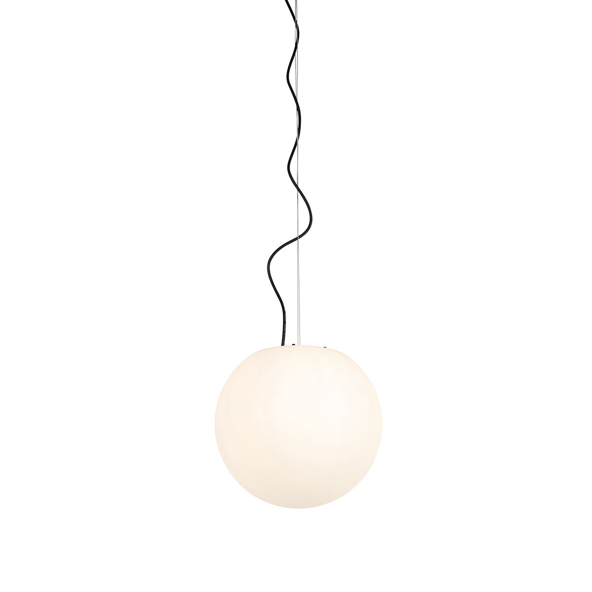 Lámpara colgante exterior moderna blanca 35 cm IP65 - Nura