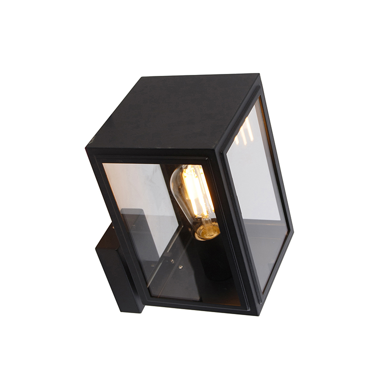 Applique murale rustique noire IP44 - Sutton Up