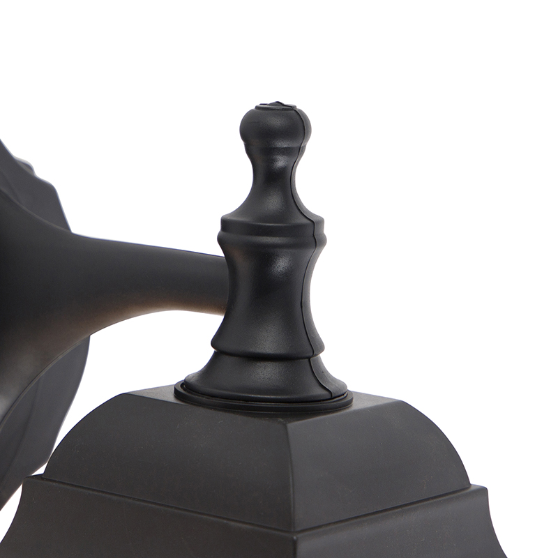 Lampada da parete per esterni classica nera IP44 - Capital