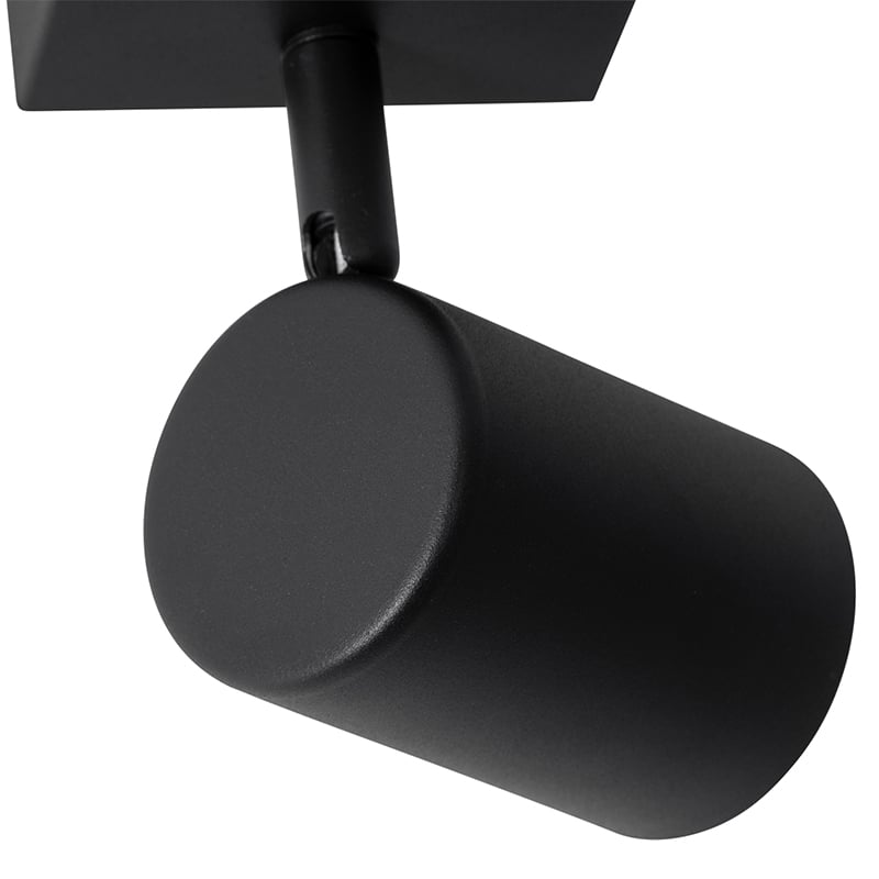 Modern Spotlight Black Adjustable Square - Jeana