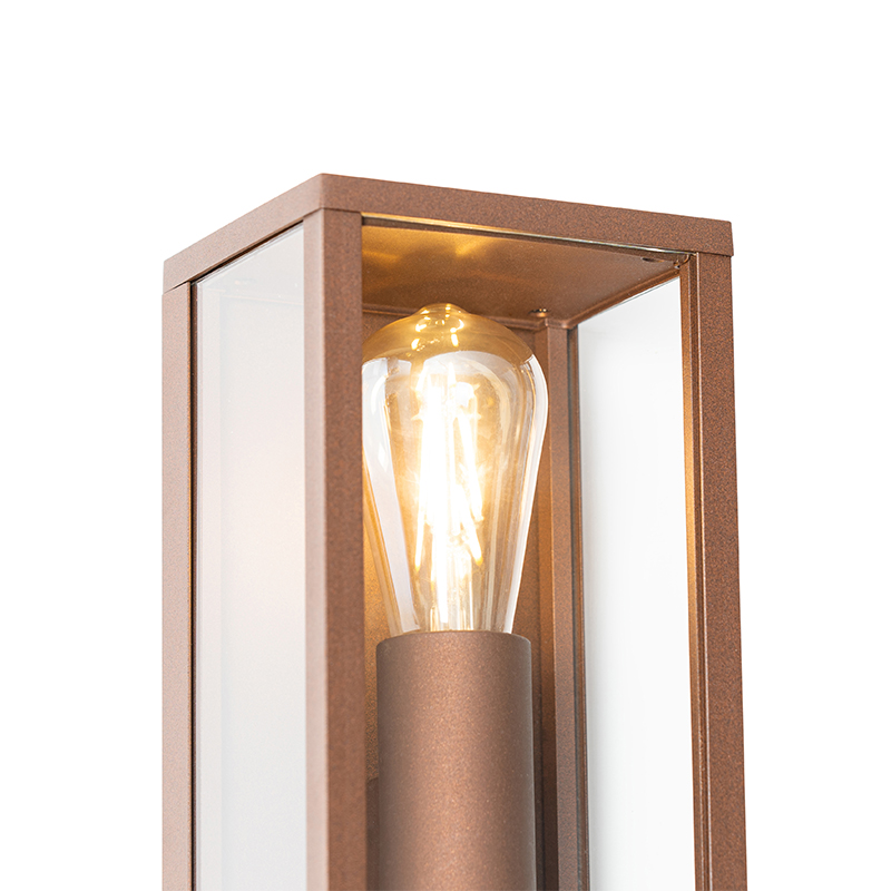 Industrial Wall Light Rust Brown 38 cm 2-Light IP44 - Charlois