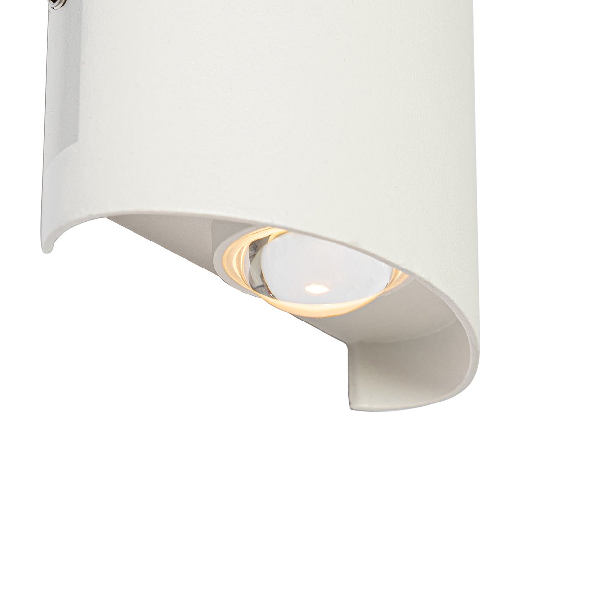 QAZQA Appliques silly - Moderno - Alluminio,Plastico - Bianco - Tondo (non  sostituibile) LED Max. 2 x 2.4 Watt