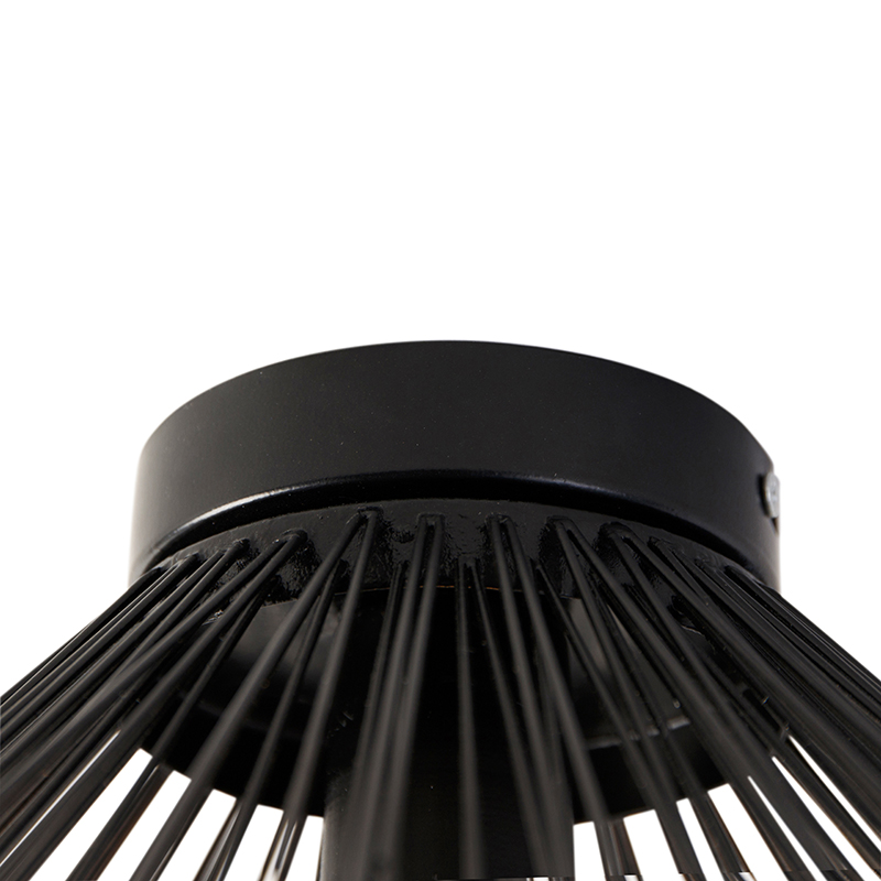 Plafón Art Deco negro - Broom