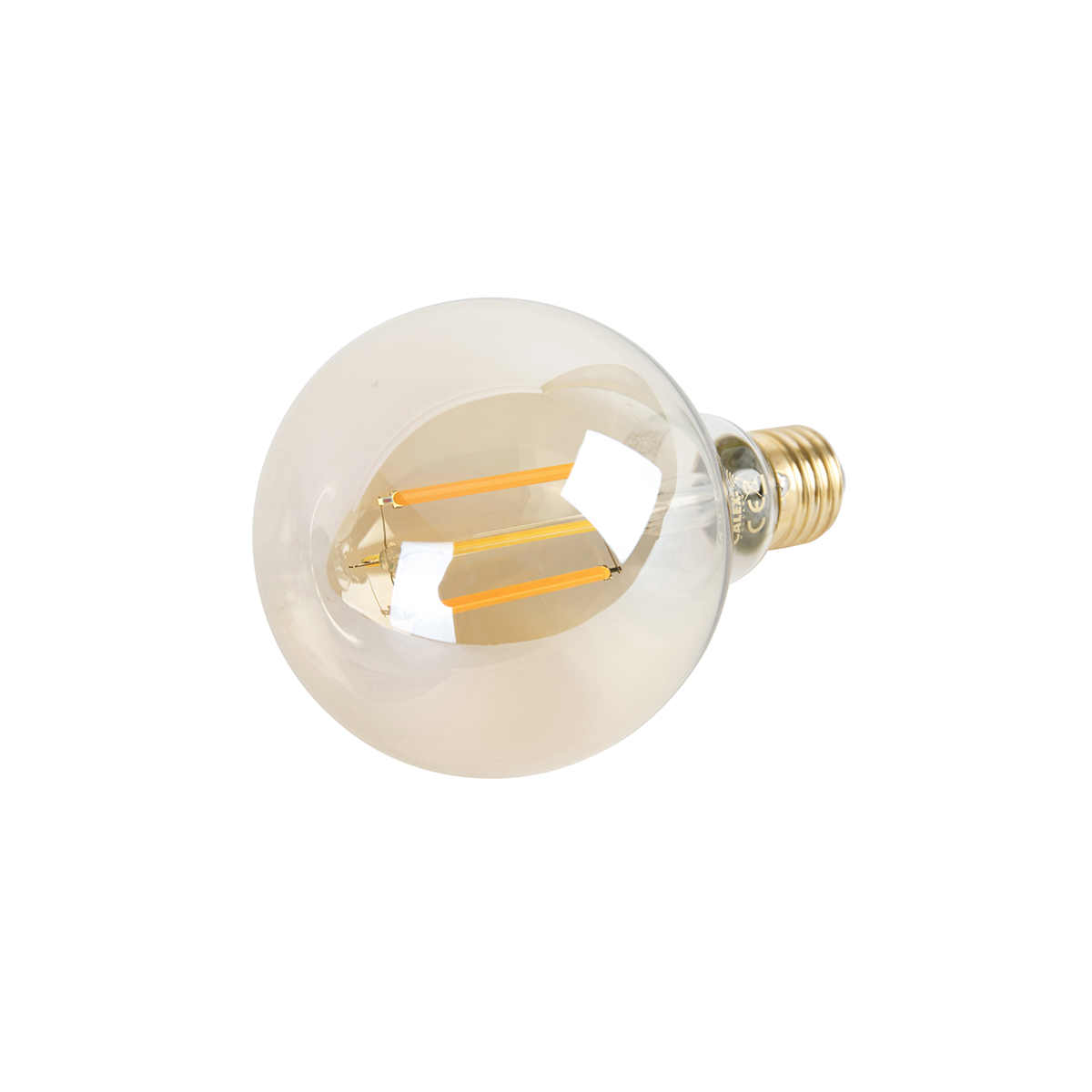 Lampadina LED intelligente E27 G95 oro 7W 806lm 1800K - 3000K