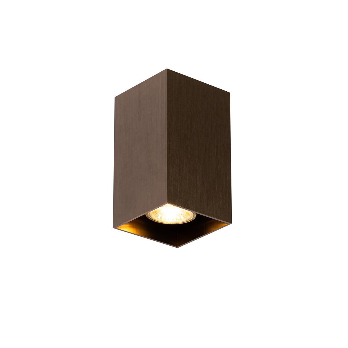 Moderne Wandleuchte dunkelbronze quadratisch - Sandy