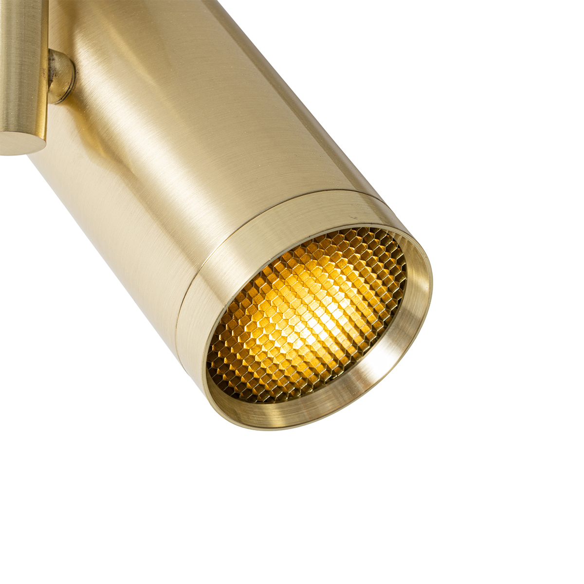 Faretto di design orientabile oro - Scopio Honey