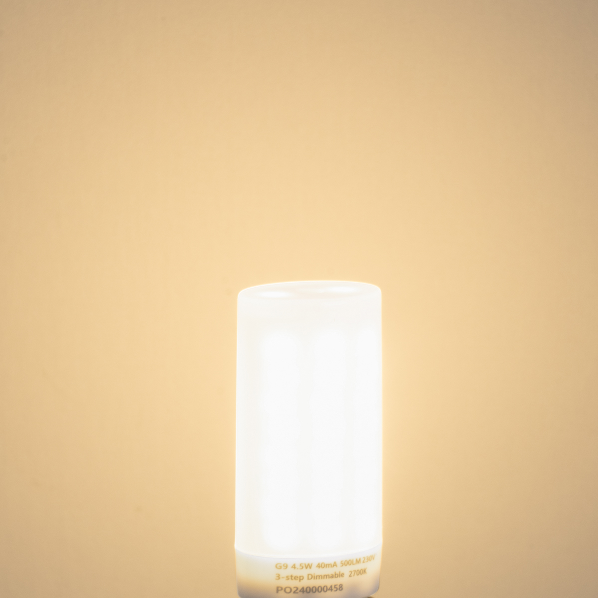 Bombilla LED G9 regulable en 3 pasos ópalo 4,5W 500LM 2700K