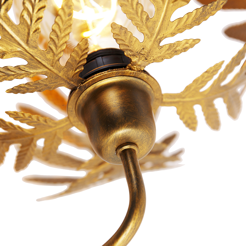 Vintage Wandleuchte Gold - Botanica