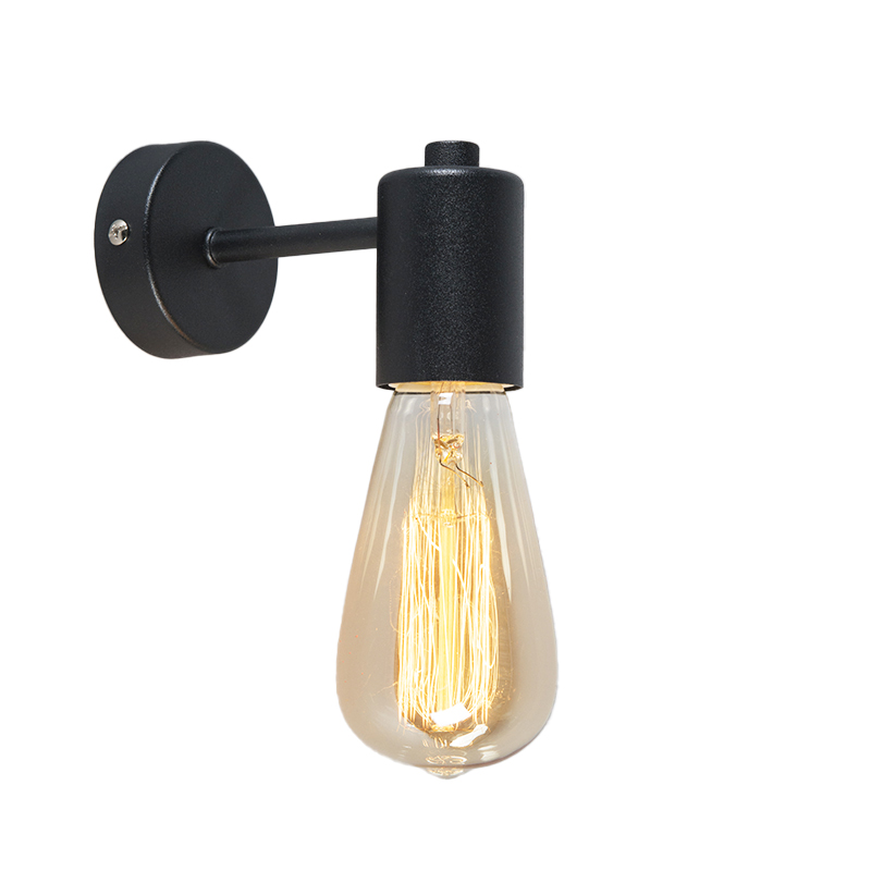 Industrielle Wandleuchte schwarz 13cm - Facil