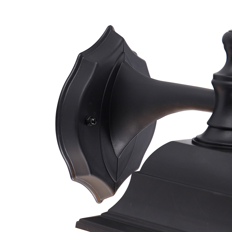Lampada da parete per esterni classica nera IP44 - Capital