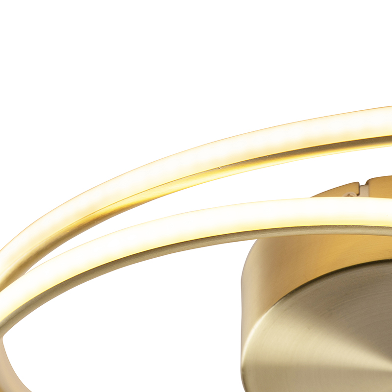 Lampada da soffitto di design oro con LED 3 livelli dimmerabile - Rowan