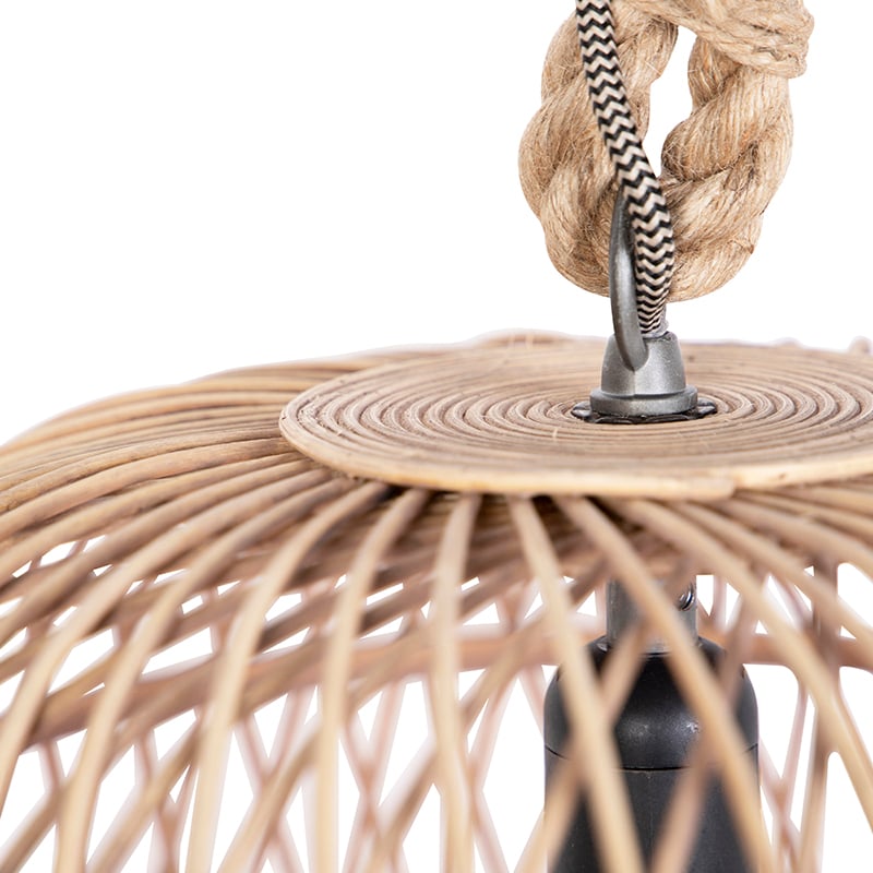 Suspension en rotin rustique - Calamus