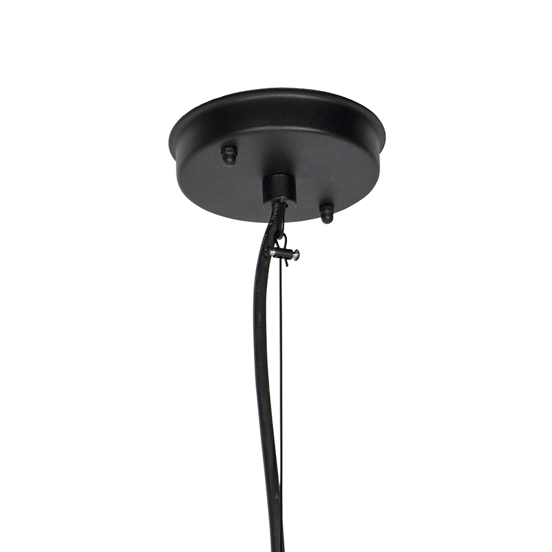 Lámpara colgante moderna negra IP44 - Jarra
