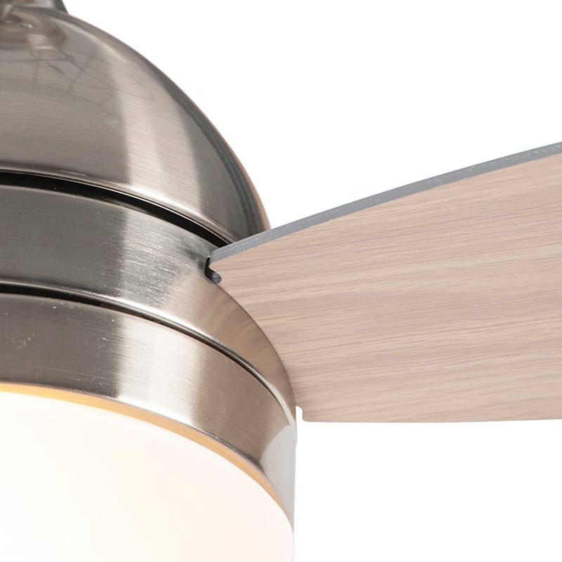 Ventilador de techo de acero de 96 cm con mando a distancia - Rotar