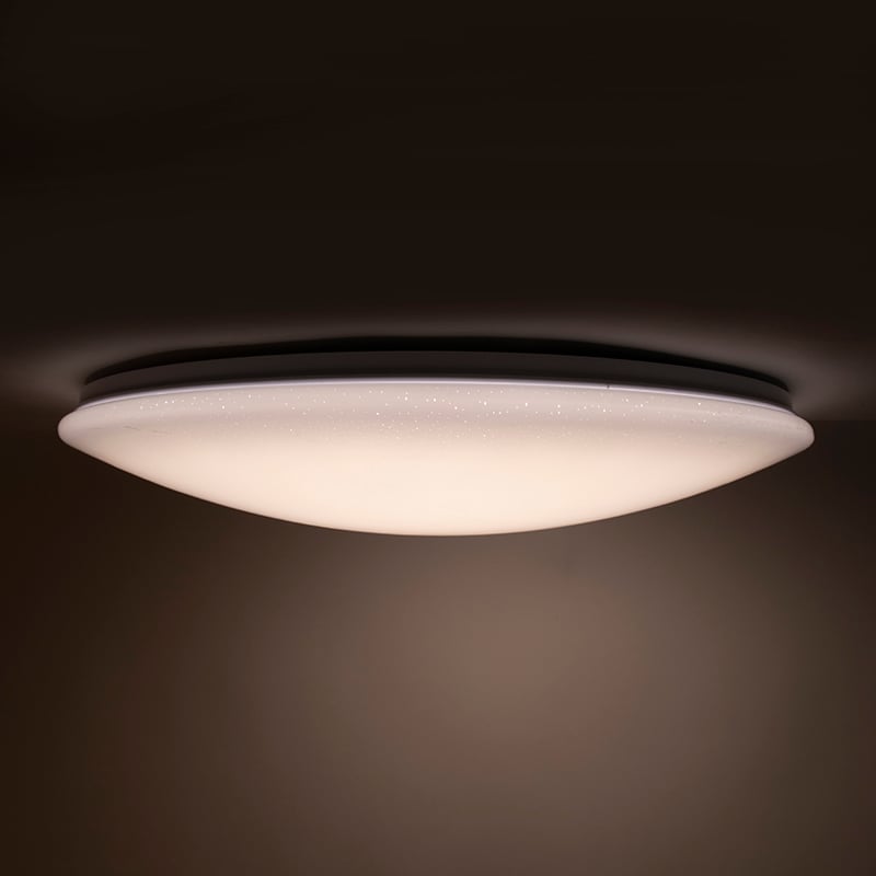 Plafonnier LED effet toile 60cm avec t l commande Plafonnier LED effet toile 60cm avec t l commande