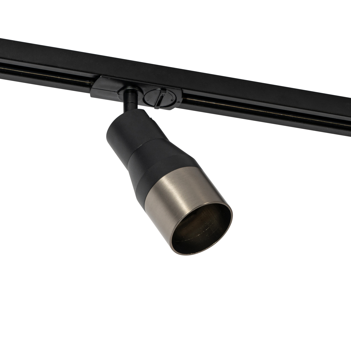 Modern Spot Black with Gunmetal for 1-Phase Track System GU10 50mm - Iconic Kohua