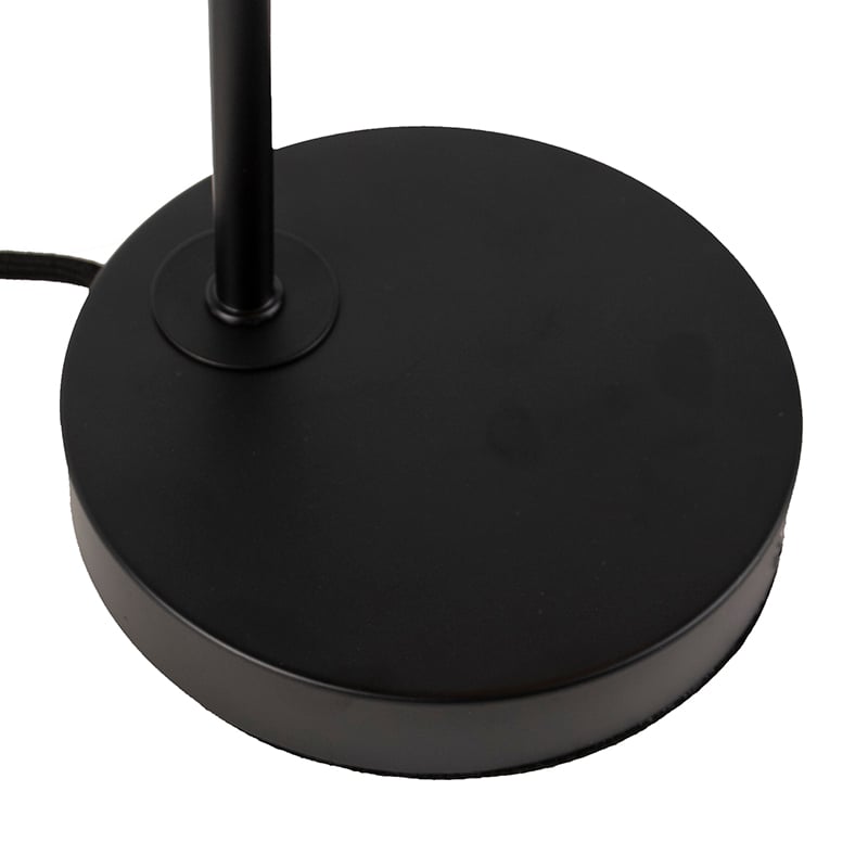 Lámpara de mesa moderna negra - Facil