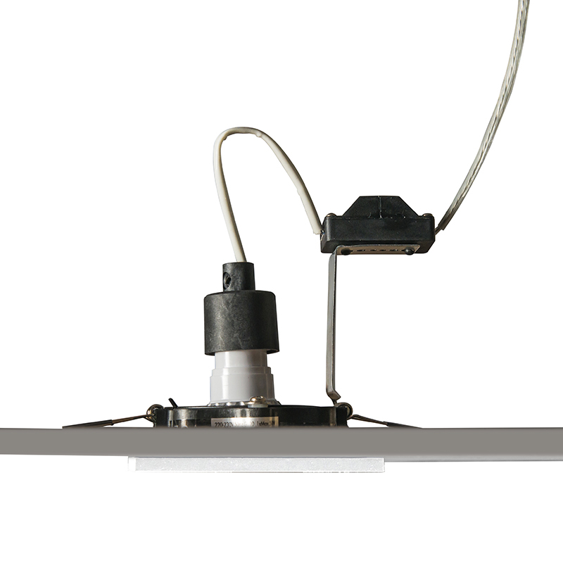 Set of 10 Recessed Spotlights White Adjustable - Qure