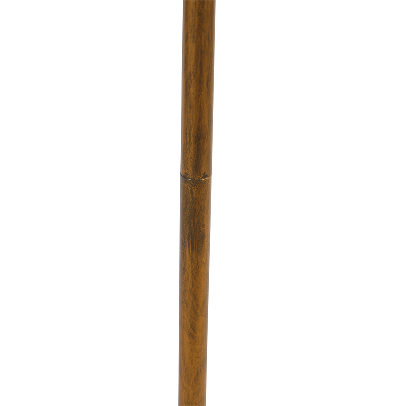 Vintage Stehlampe Gold 2-Licht - Botanica
