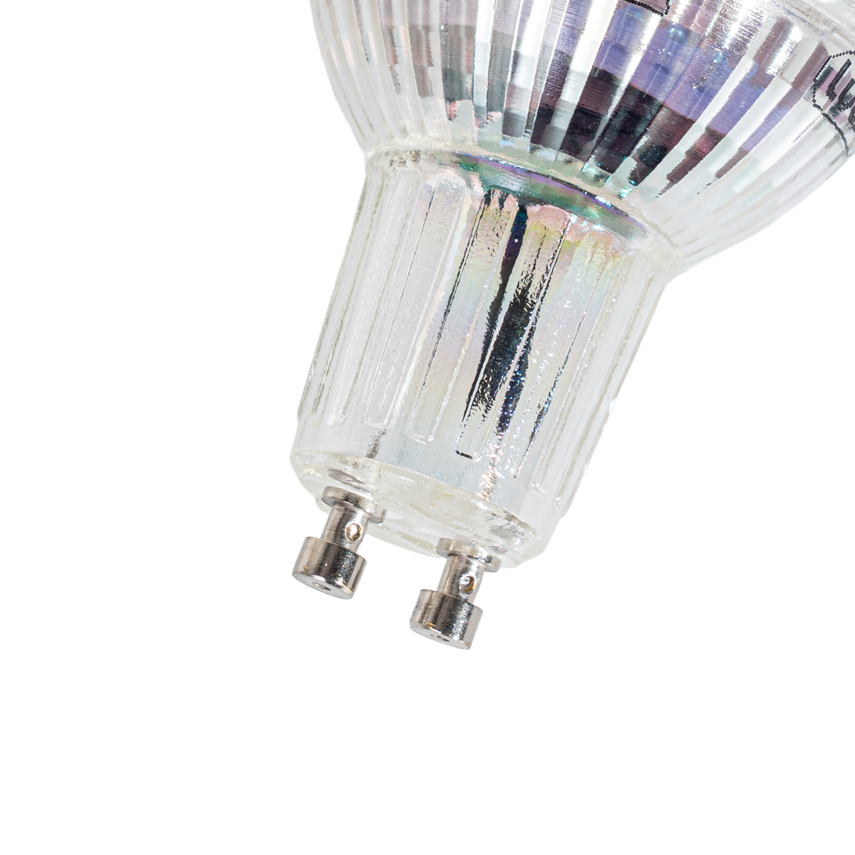 Set of 5 GU10 50mm Dimmable LED Bulbs Clear 4.9W 430 lm 2700K