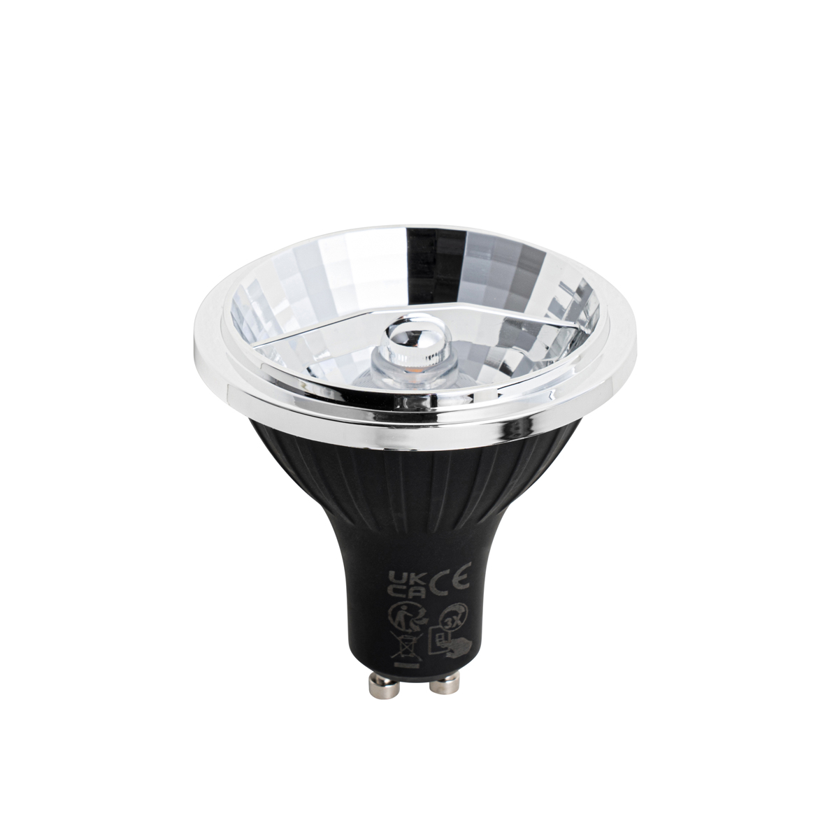 Juego de 5 bombillas LED GU10 regulables en 3 pasos 70mm 6.5W 600LM 4000K