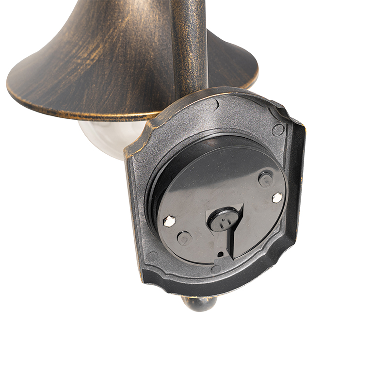 Lámpara de pared exterior clásica oro antiguo IP44 - Daphne