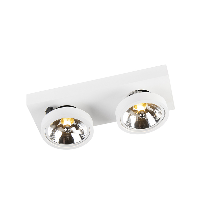 Foco moderno blanco giratorio e inclinable - Ga 2