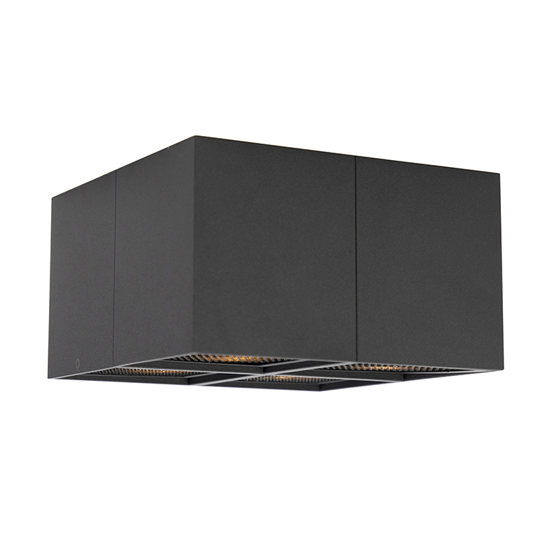 Foco de diseño negro 4 luces - Qubo Honey