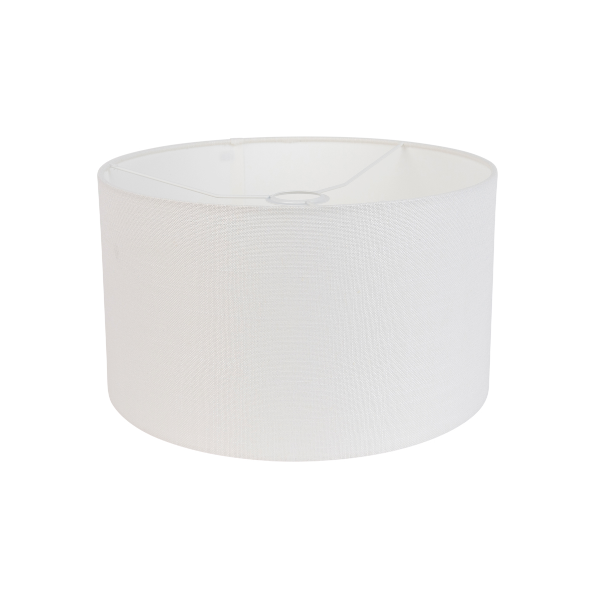 Pantalla de lámpara de tela blanco roto 35/35/20
